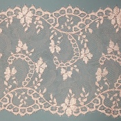 Dentelle de Calais arabesque rose - DEMYTILLE