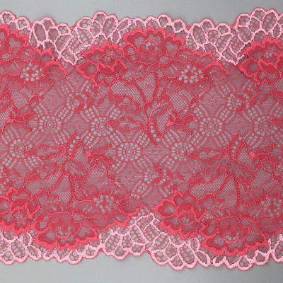 Dentelle de calais motif fleur framboise - CÉSARIE