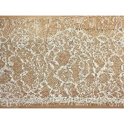 Dentelle de Calais motif fleur blanc - EDEÏSE