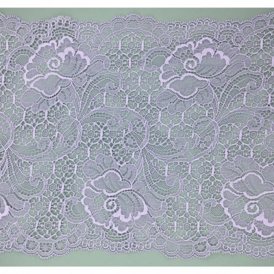 Dentelle de Calais motif fleur lilas - ADORÉE