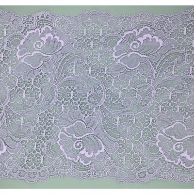 Dentelle de Calais motif fleur lilas - ADORÉE