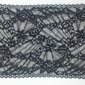 Dentelle de Calais noir lurex - ALOISE