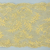 Dentelle de Calais motif fleur estragon - ESMONDE