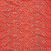 Dentelle de Calais orange - ESMA    36€ les 4 mètres