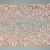 Dentelle de Calais motif fleur corail - JERLINE