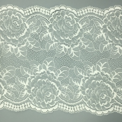 Dentelle de Calais motif fleur naturel - FLORE